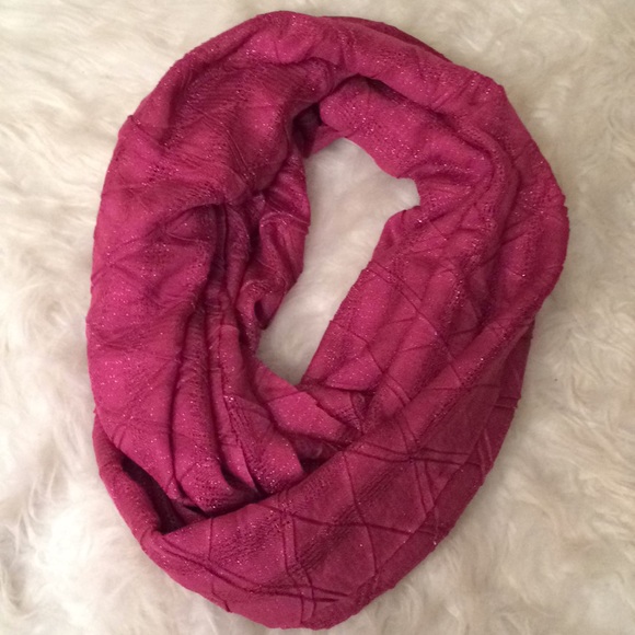 Accessories - Dark Pink Infinity Scarf